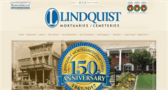 Desktop Screenshot of lindquistmortuaries.com
